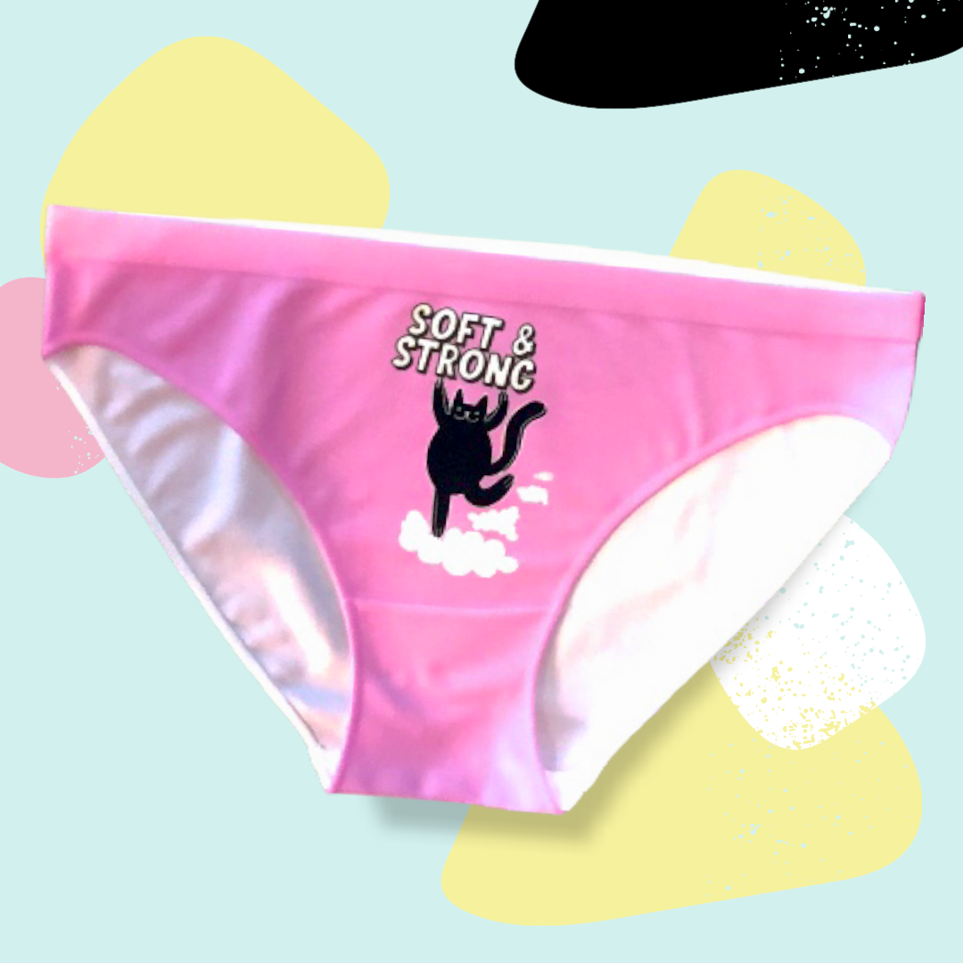 Slip con stampa Soft & Strong